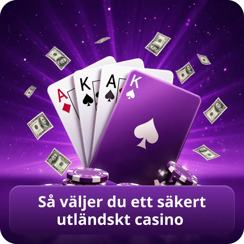 Så väljer du ett säkert utländskt casino